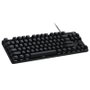 Logitech G413 TKL SE - Teclado Gaming Mecánico Táctil para PC, Interruptores Táctiles, Teclas PBT, Cubierta Aluminio, Retroiluminación LED Blanca, USB, Sin Teclado Numérico